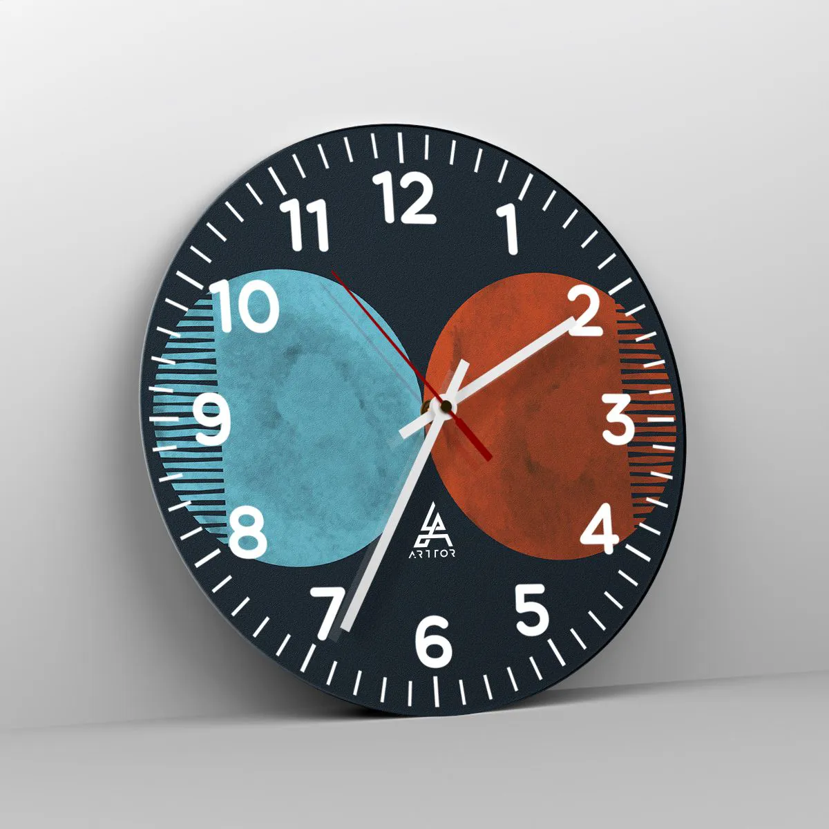 Nástěnné hodiny - Pouze geometrie? - 40x40 cm