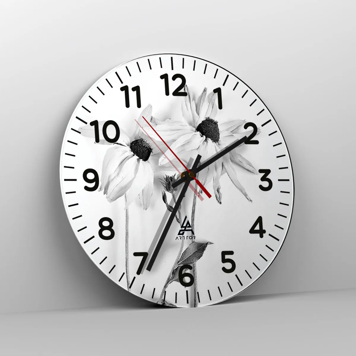 Nástenné hodiny - Nikto nechce byť sám - 40x40 cm