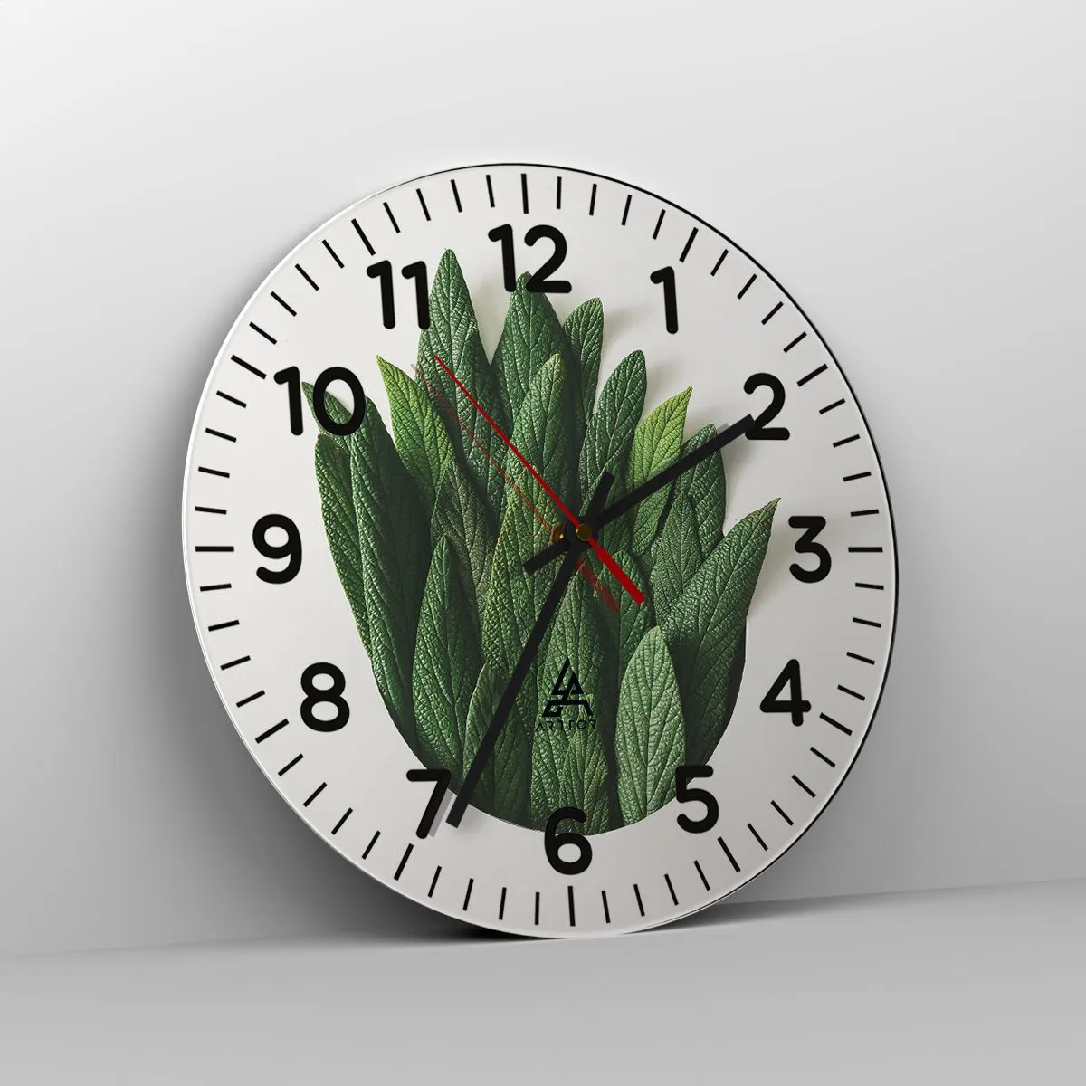 Ceas de perete - Ceas pe sticlă - Curiozitatea nestăvilită - 40x40 cm