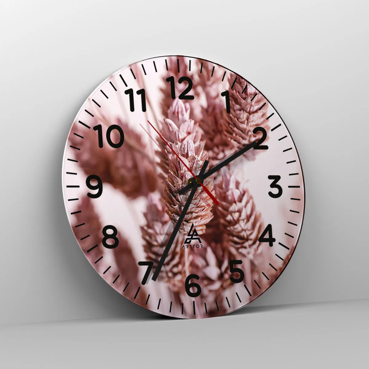 Wanduhr - Glasuhr - Scheinbar unauffällig - 40x40 cm