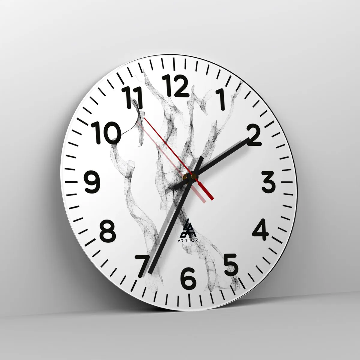 Wanduhr - Glasuhr - Schön und stark - 40x40 cm