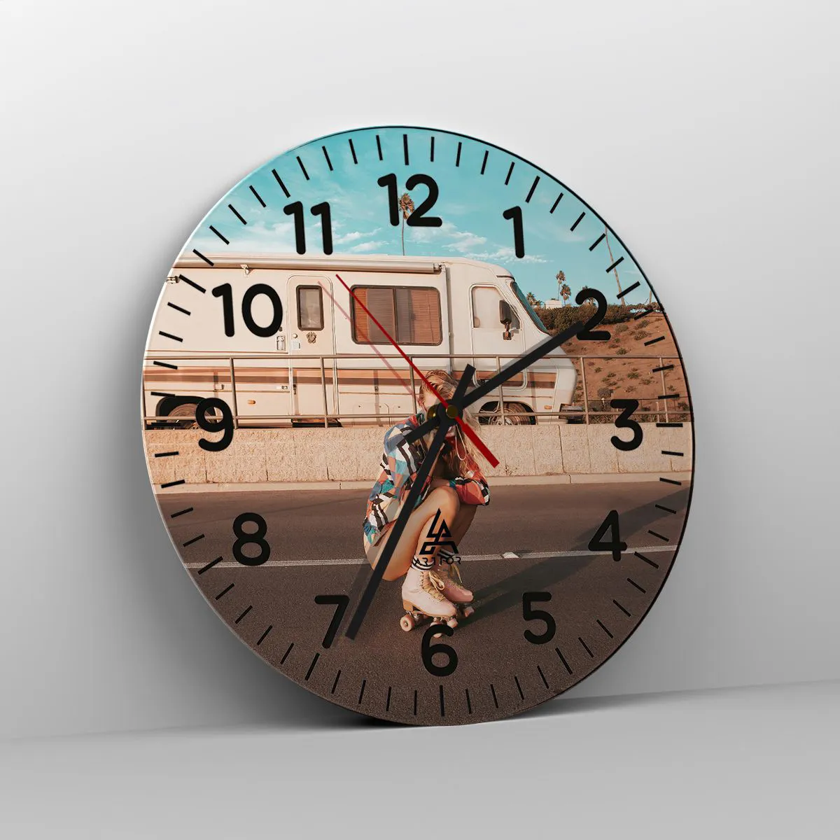 Nástenné hodiny - Usmejte sa! - 40x40 cm