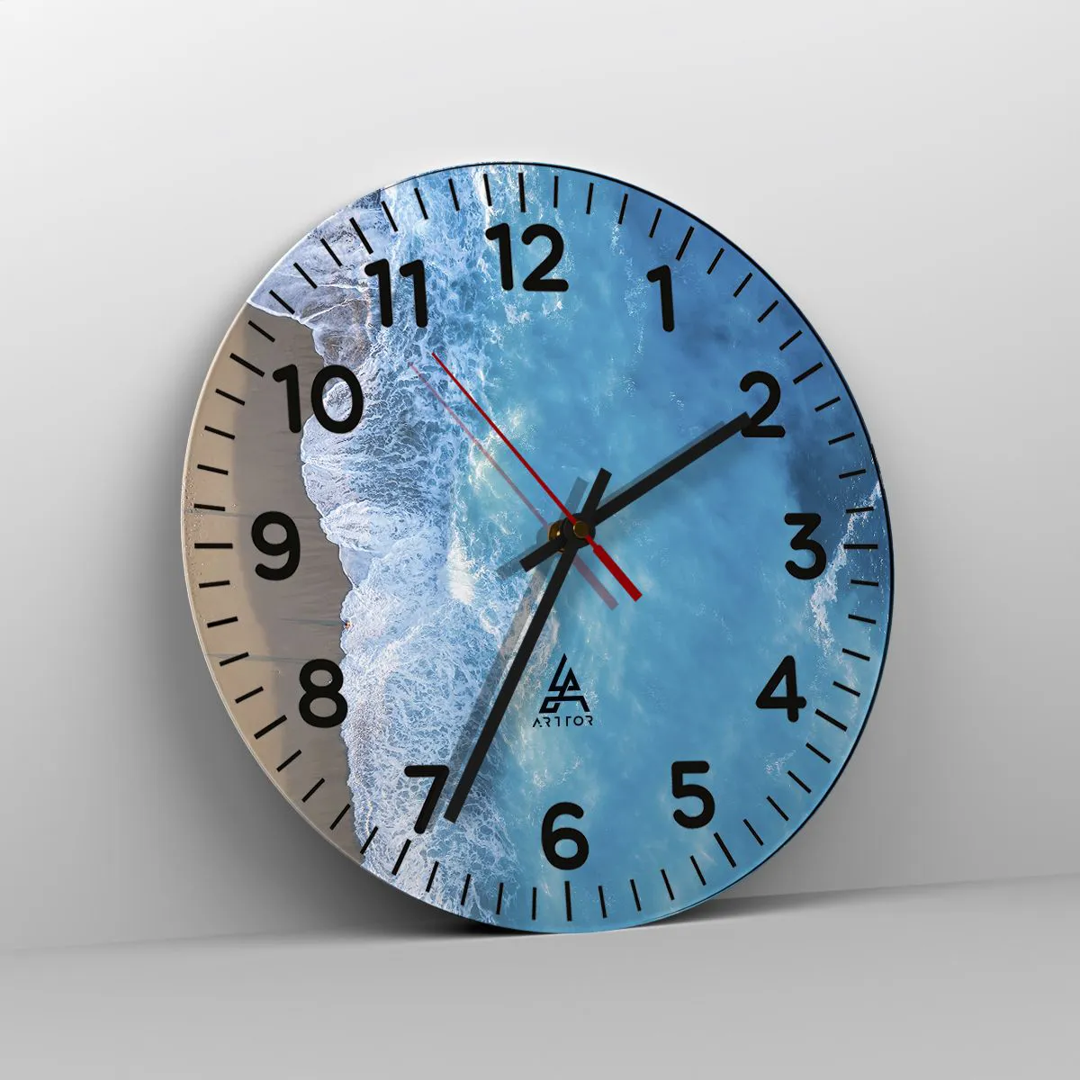 Falióra, Óra - A kék ereje - 40x40 cm