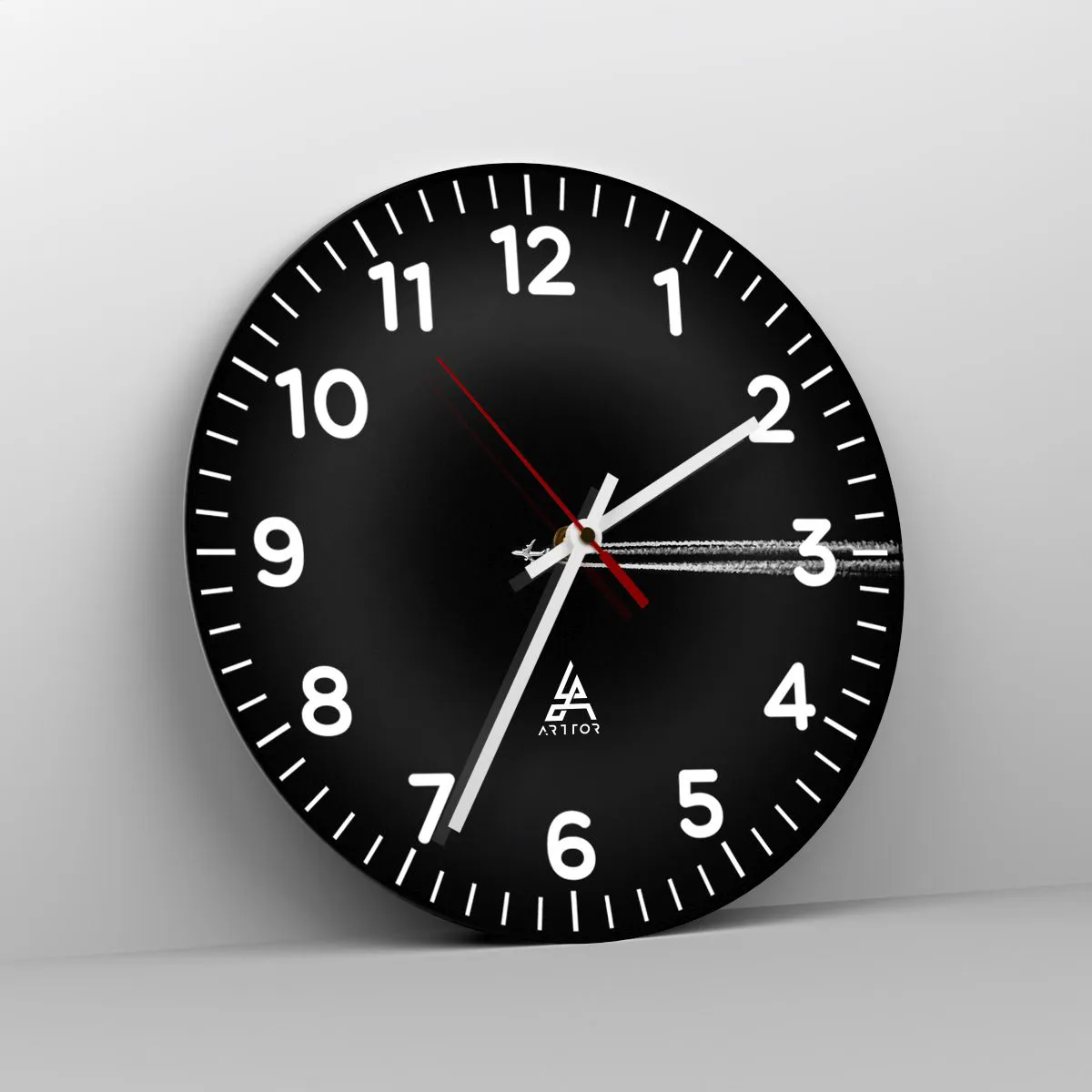 Wanduhr - Glasuhr - In eine andere Dimension - 40x40 cm