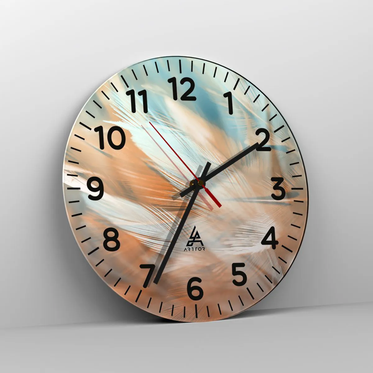 Ceas de perete - Ceas pe sticlă - În țara blândeții - 40x40 cm