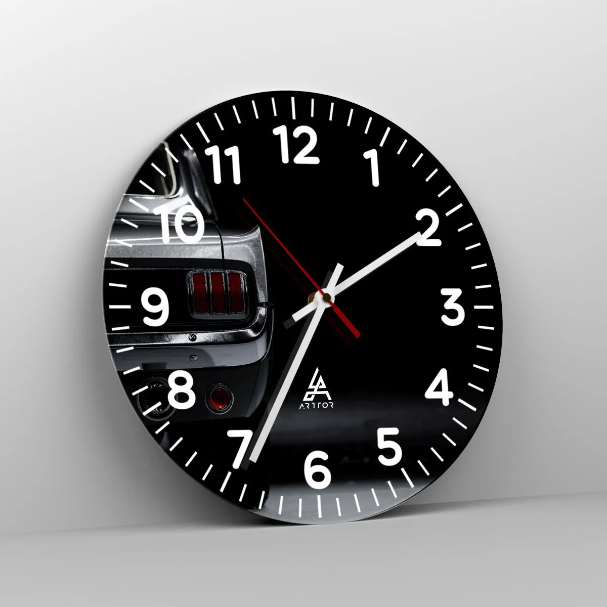 Wanduhr - Glasuhr - Charme des Klassikers - 40x40 cm