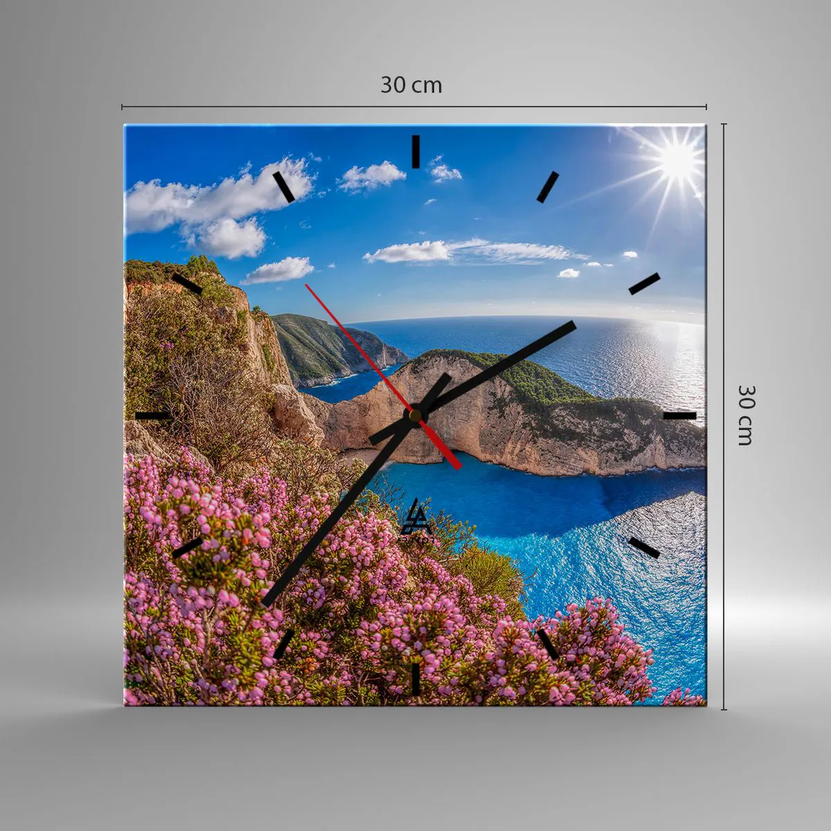 Nástěnné hodiny - Moje velké řecké prázdniny - 30x30 cm