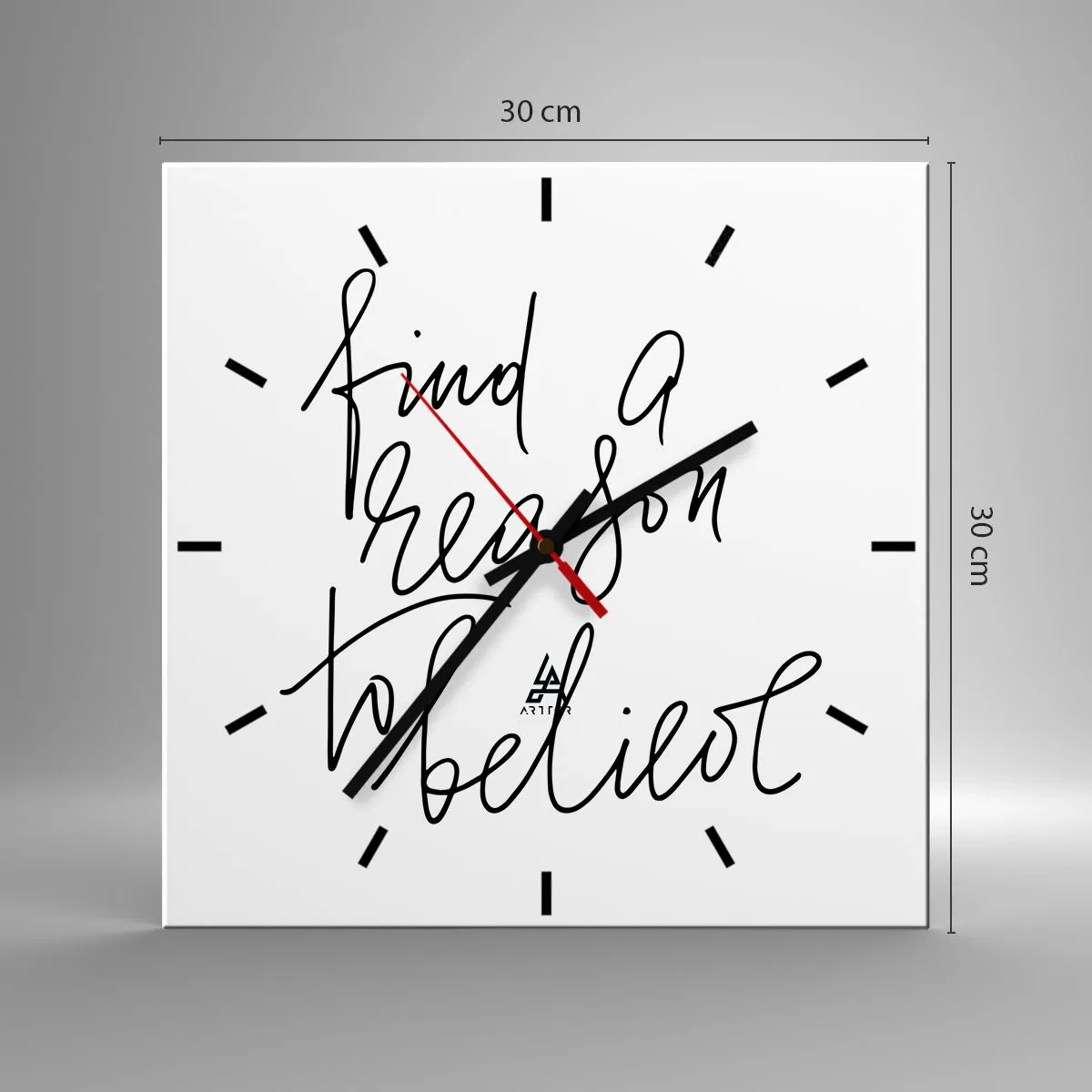 Nástěnné hodiny - Je to možné - 30x30 cm