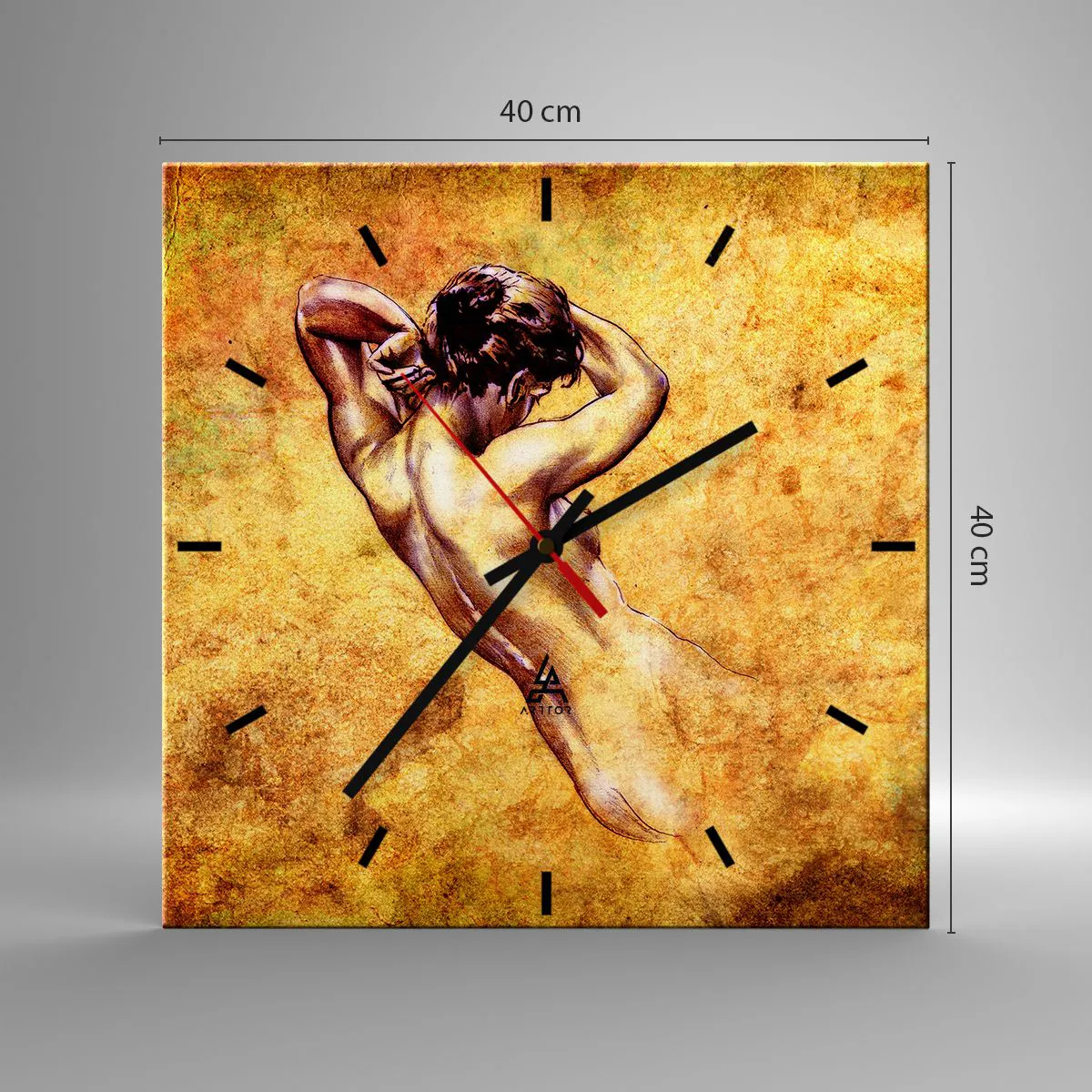 Horloge murale - Pendule murale - Découverte, mais toujours mystèrieuse - 40x40 cm