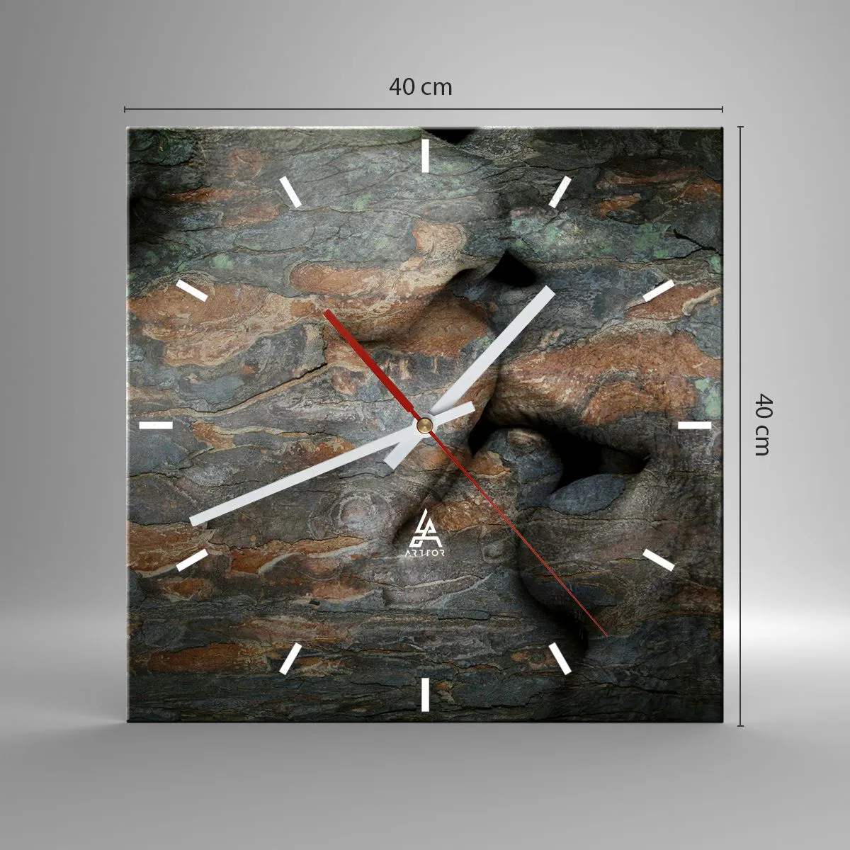 Wandklok - Klok - Voor altijd samen - 40x40 cm