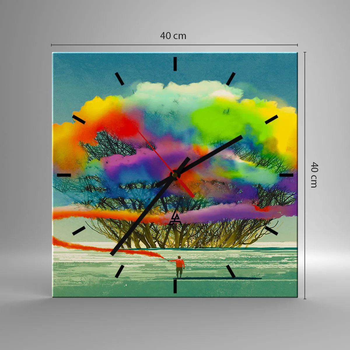 Falióra, Óra - Keltsd életre ezt a világot - 40x40 cm