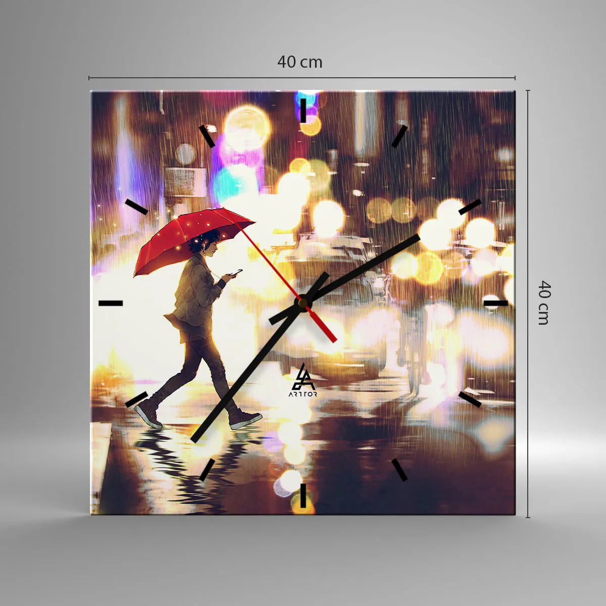 Nástěnné hodiny - A přece slunečná - 40x40 cm