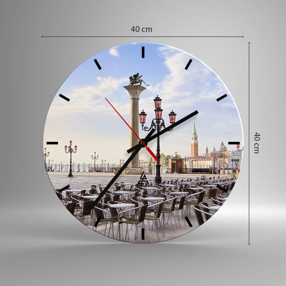 Nástěnné hodiny - Zveme, vše připraveno - 40x40 cm