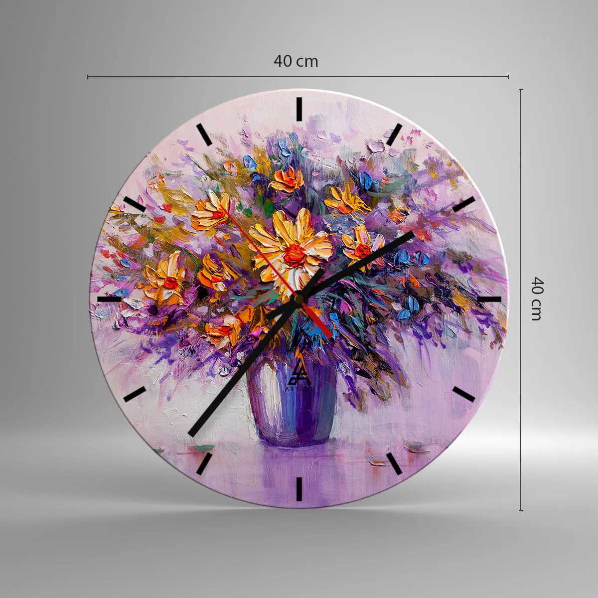 Horloge murale - Pendule murale - Ça sent bon, ça a l'air doux - 40x40 cm