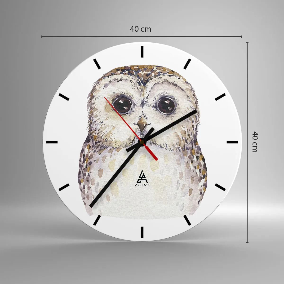 Wandklok - Klok - Kijk in mijn ogen - 40x40 cm