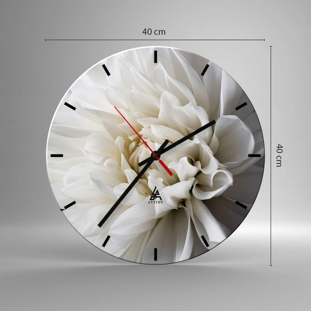 Wandklok - Klok - Ochtend van de bruid - 40x40 cm