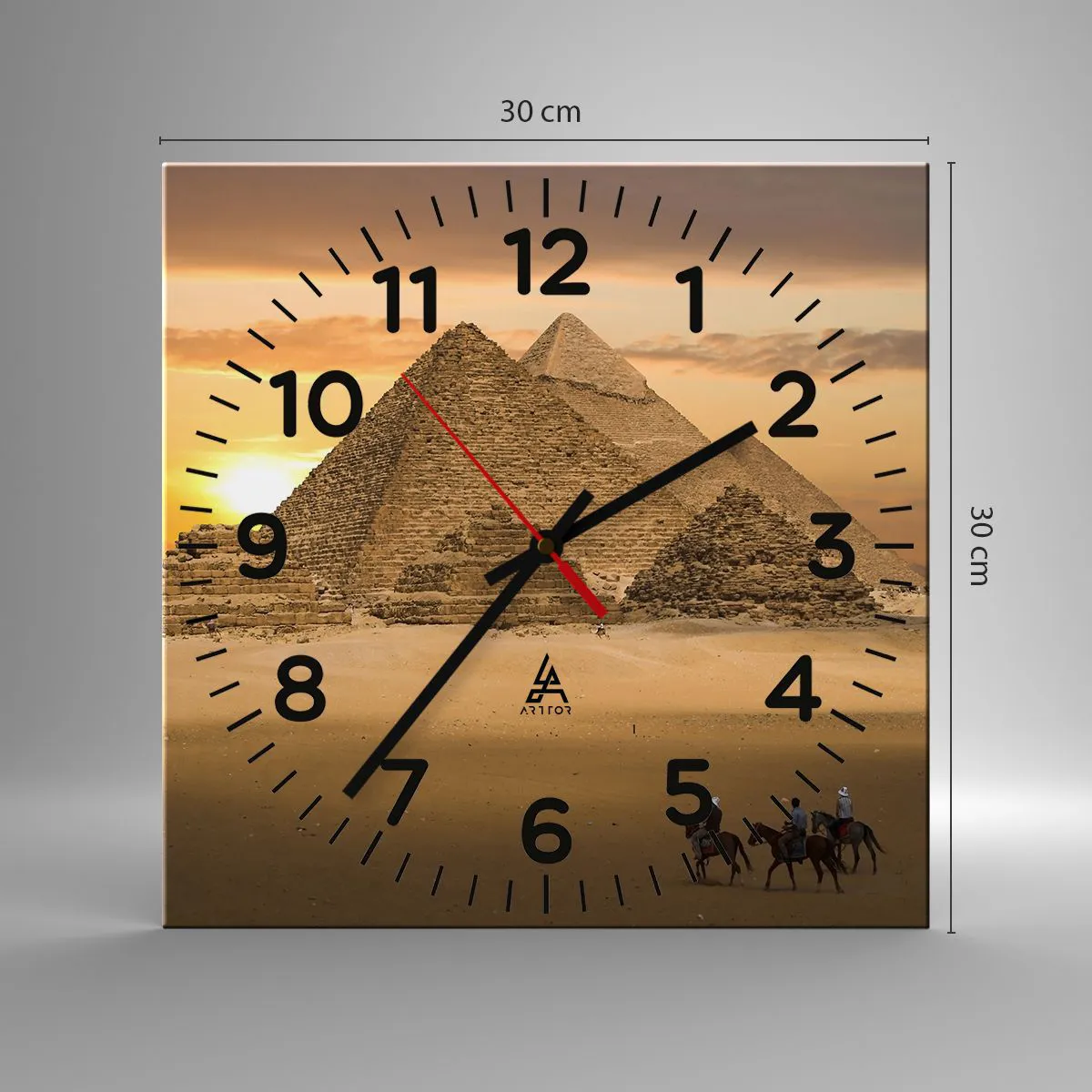 Nástenné hodiny - Bez zmien po tisíce rokov - 30x30 cm