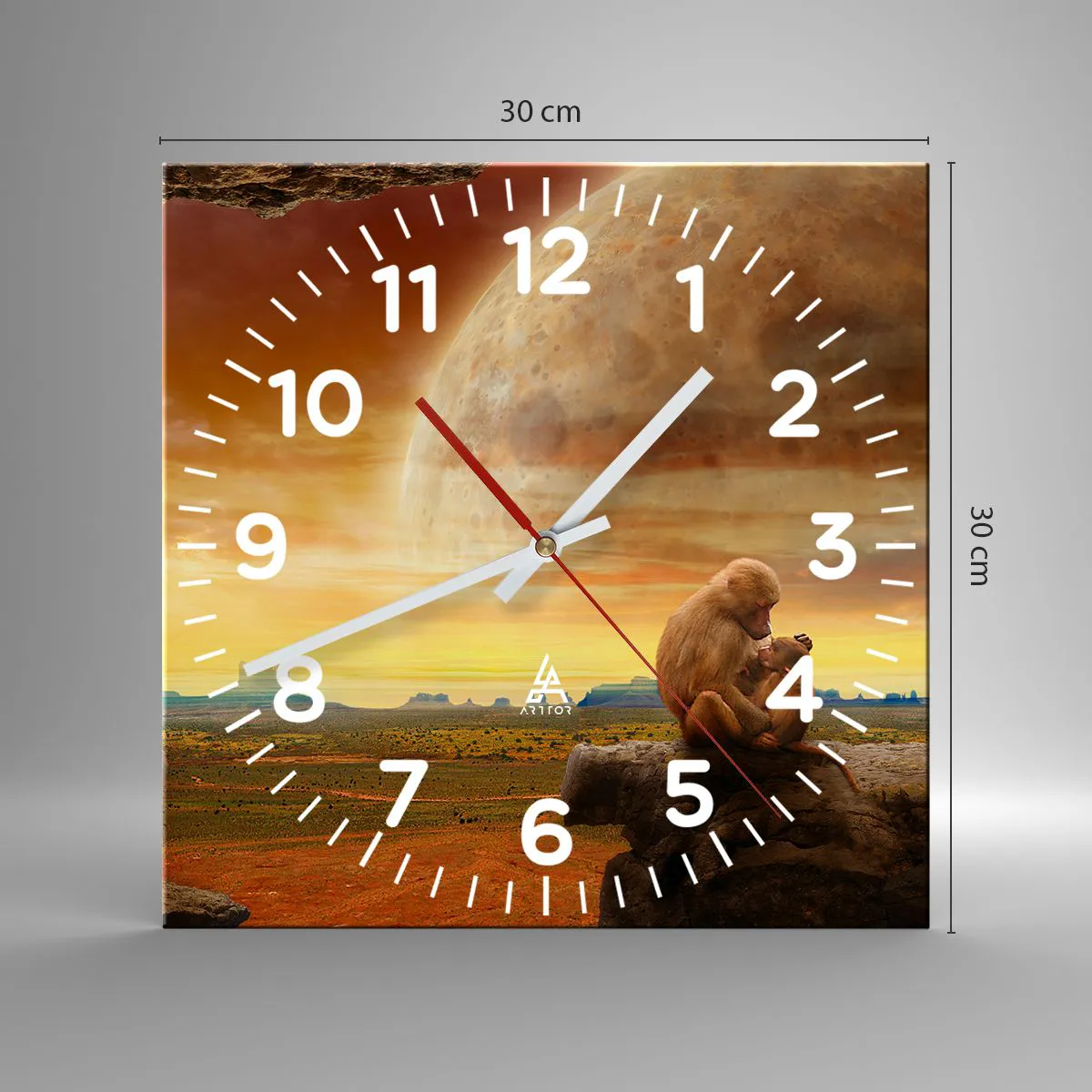 Falióra, Óra - A szerelem mindenhol ugyanaz - 30x30 cm