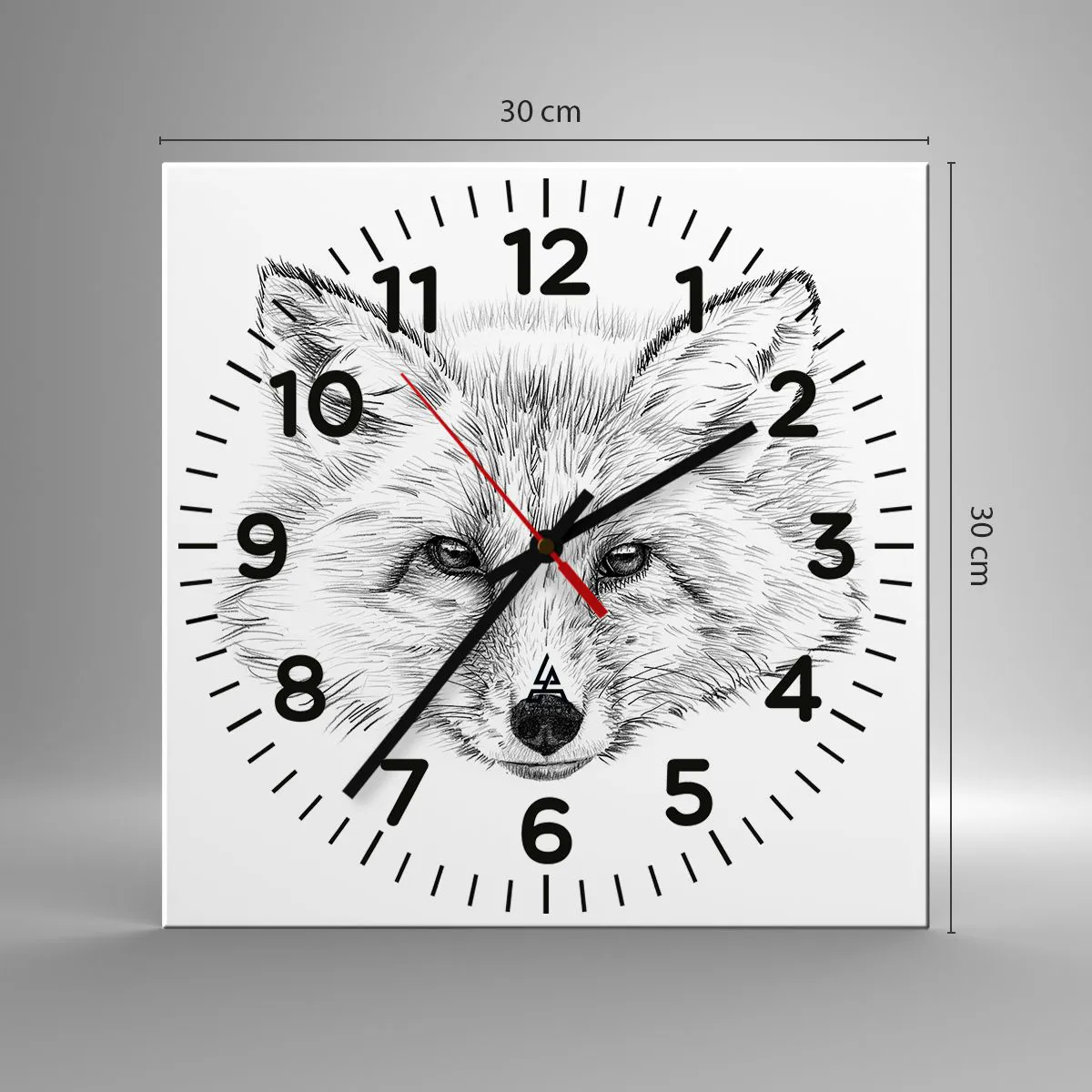 Nástenné hodiny - Môžu tieto oči klamať? - 30x30 cm