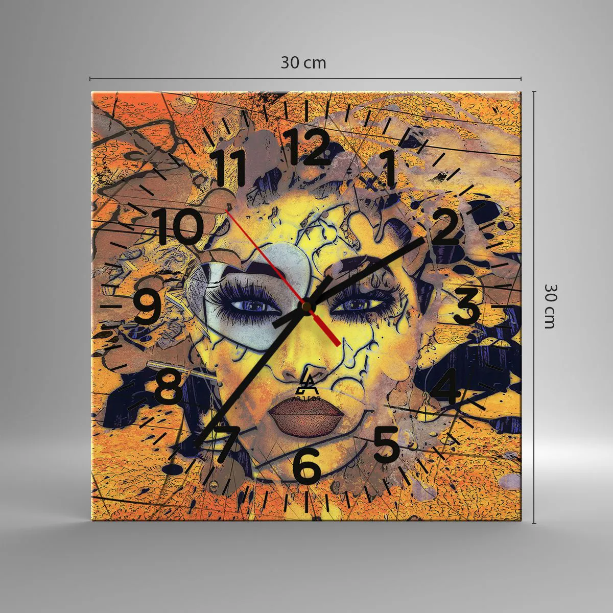 Nástěnné hodiny - Sluneční krása - 30x30 cm