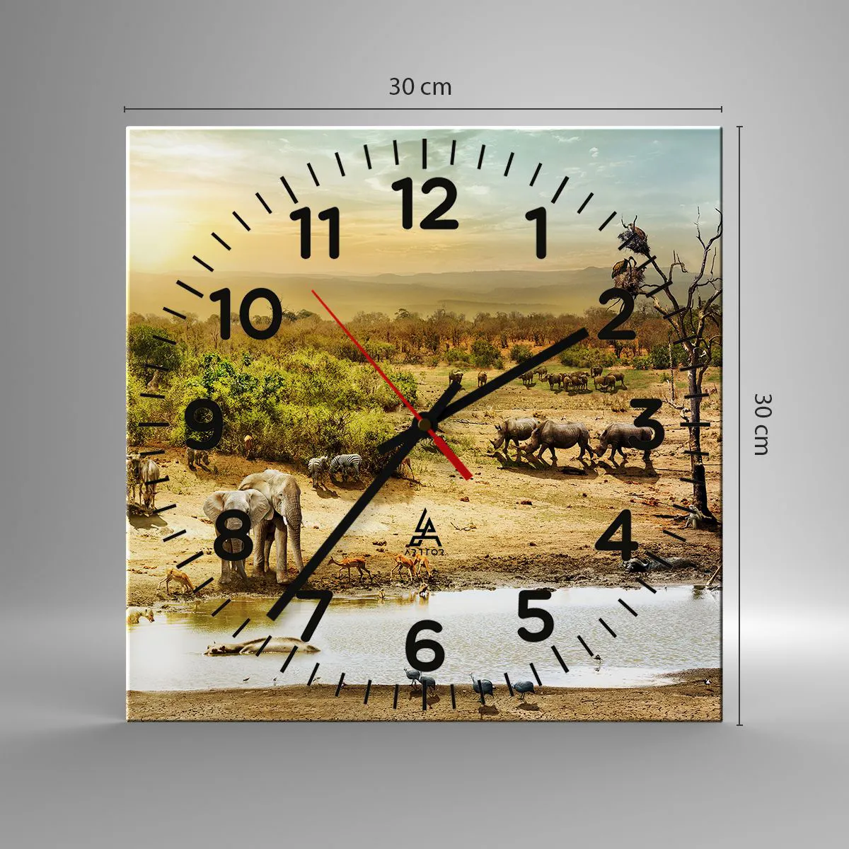 Falióra, Óra - „Z Edenu zaś wypływała rzeka…" - 30x30 cm