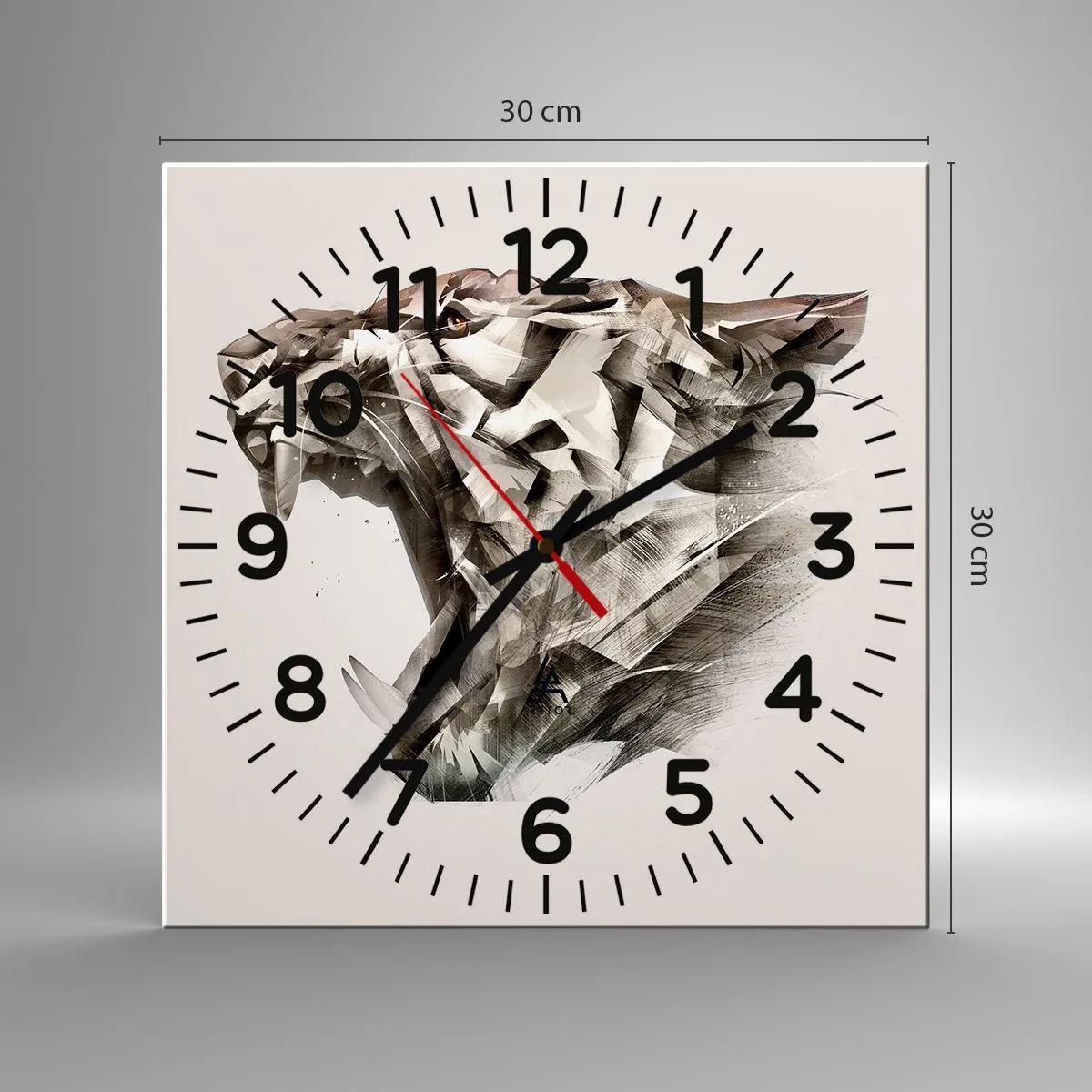 Zegar ścienny - Już wiesz, kto rządzi - 30x30 cm