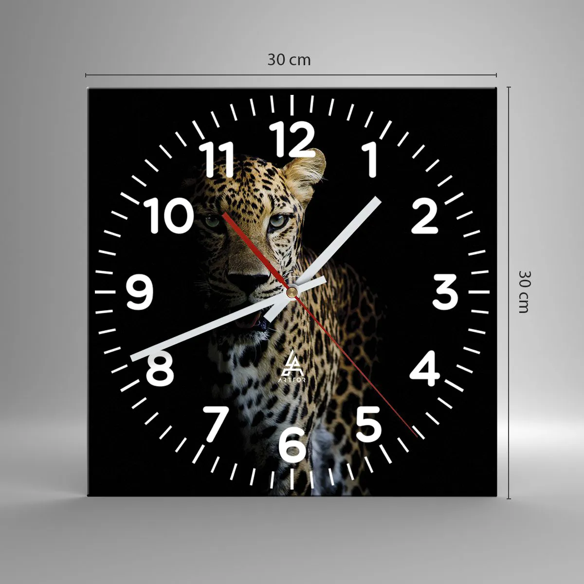 Horloge murale - Pendule murale - Beauté sombre - 30x30 cm