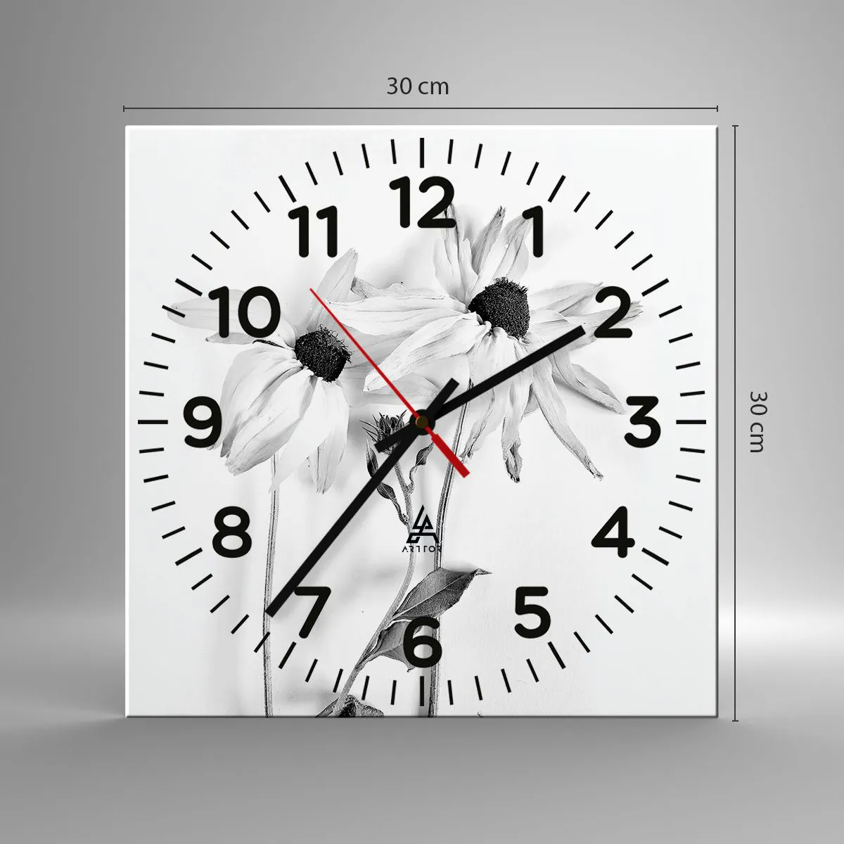 Nástenné hodiny - Nikto nechce byť sám - 30x30 cm