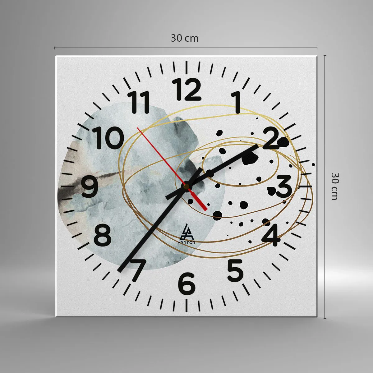 Falióra, Óra - Az ölelő térben - 30x30 cm