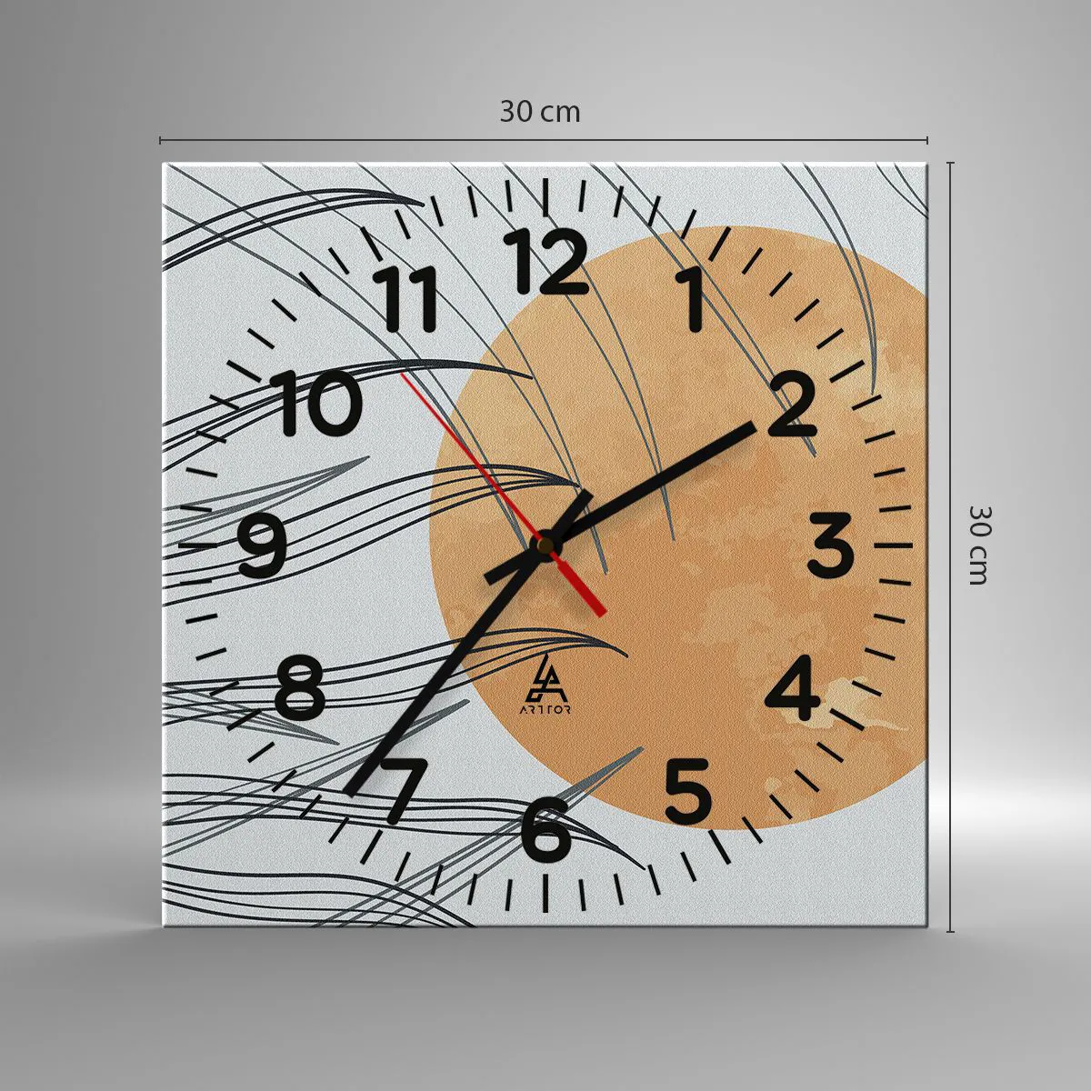 Falióra, Óra - Mindig a nap felé - 30x30 cm