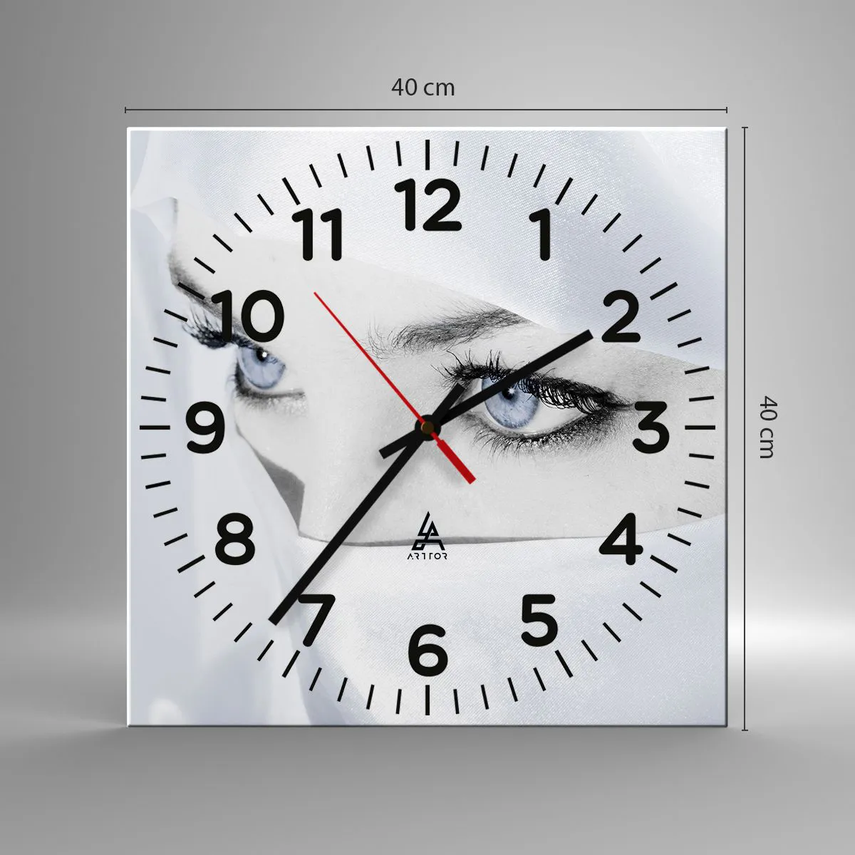 Ceas de perete - Ceas pe sticlă - Direct din o mie și una de nopți - 40x40 cm