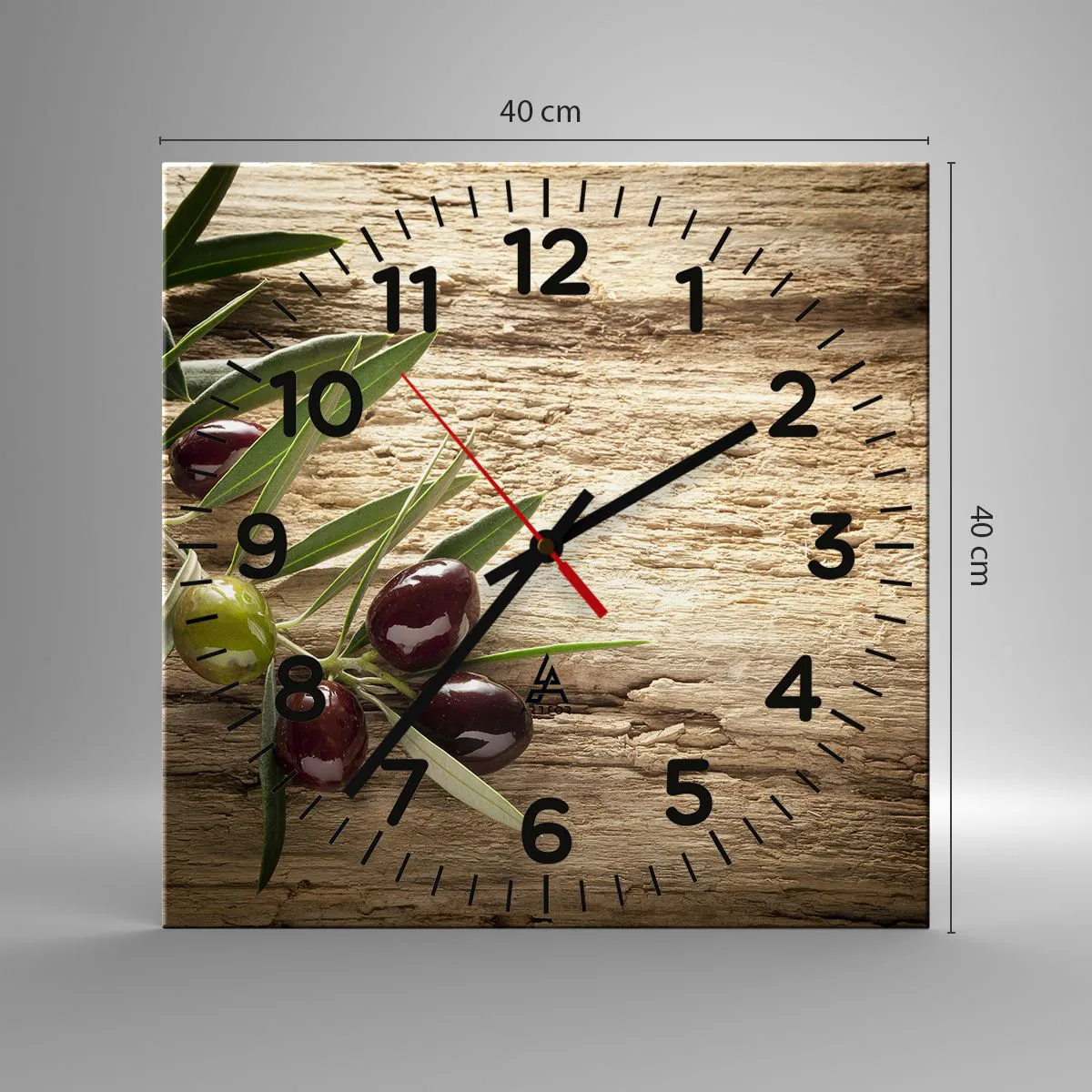 Nástěnné hodiny - Přímo od přírody - 40x40 cm