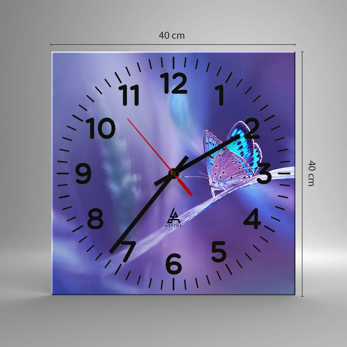 Horloge murale - Pendule murale - Un joyau de la nature - 40x40 cm