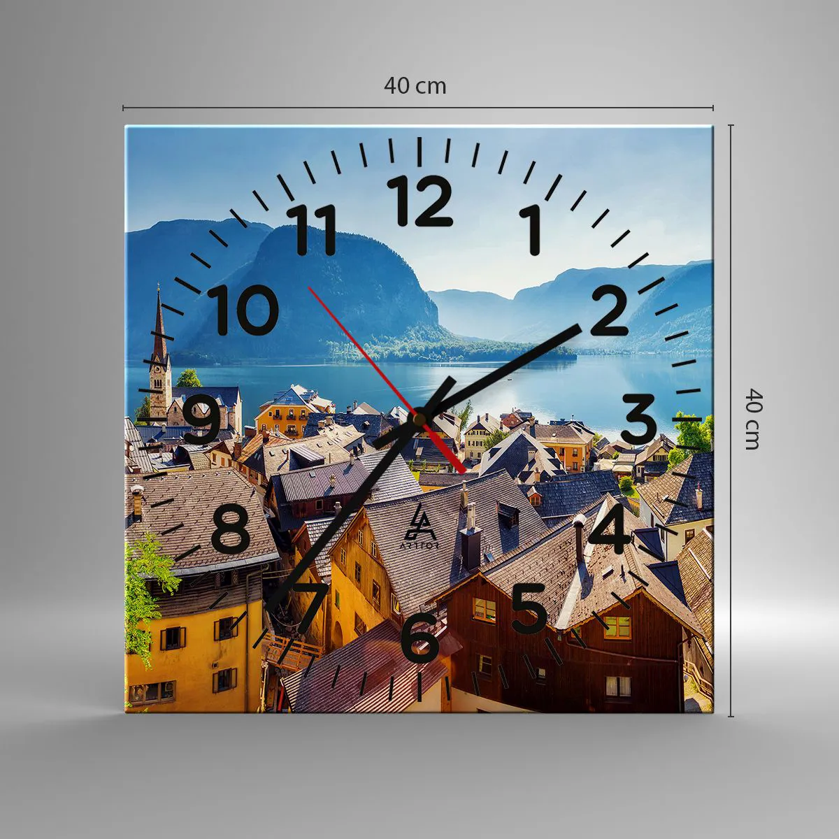 Falióra, Óra - Nem is lehetne festőibb - 40x40 cm