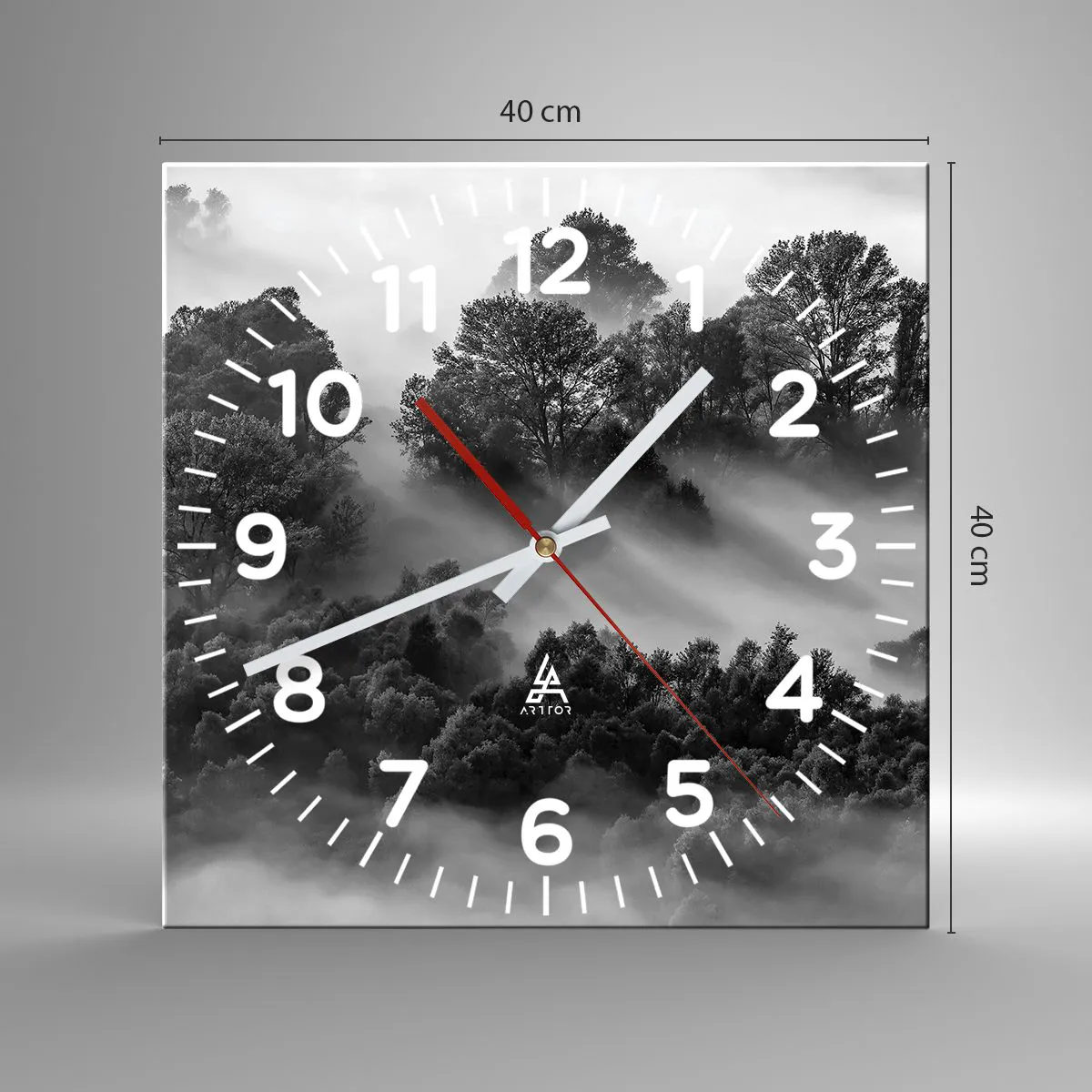 Nástěnné hodiny - Probouzení ze spánku - 40x40 cm