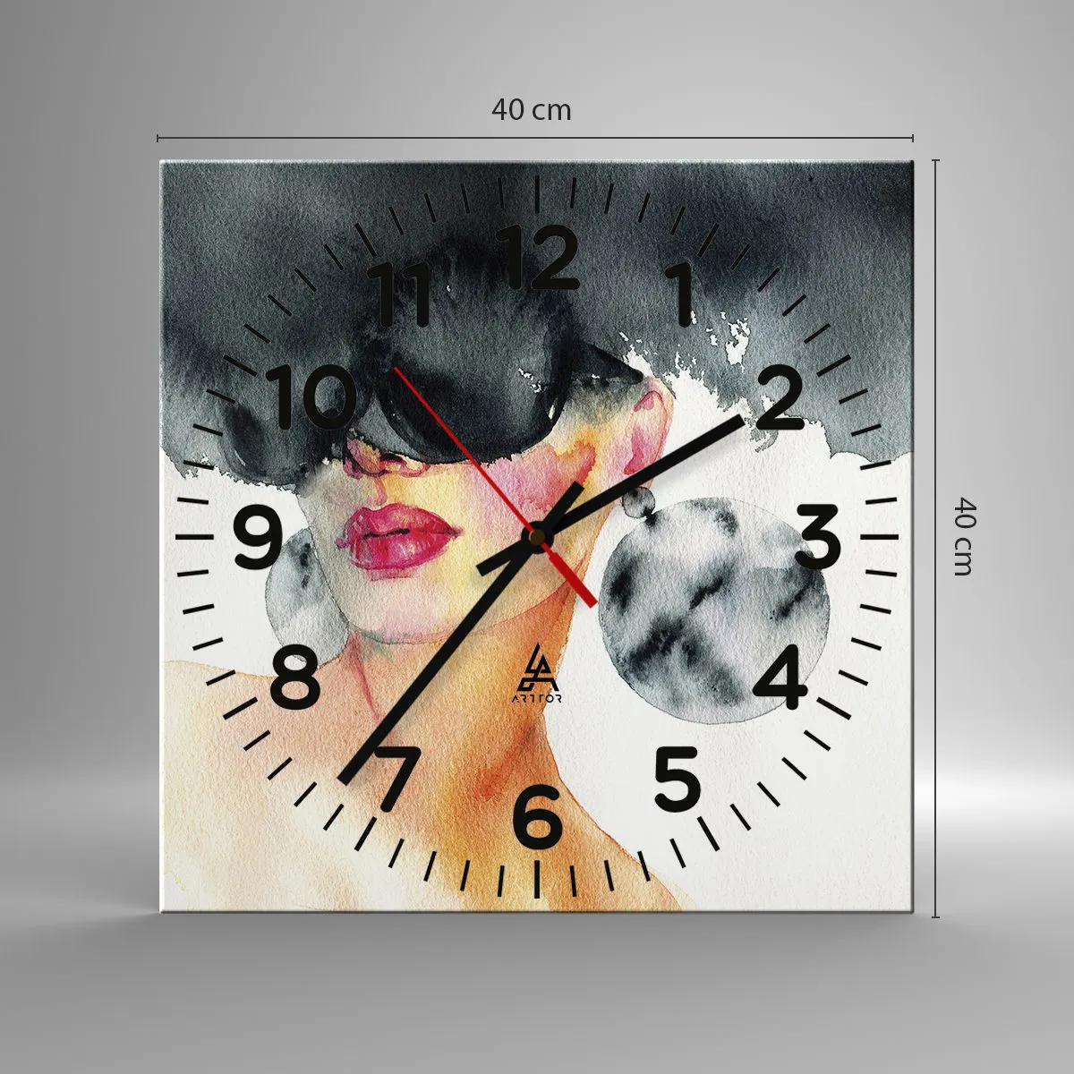 Falióra, Óra - Az elegancia titka - 40x40 cm