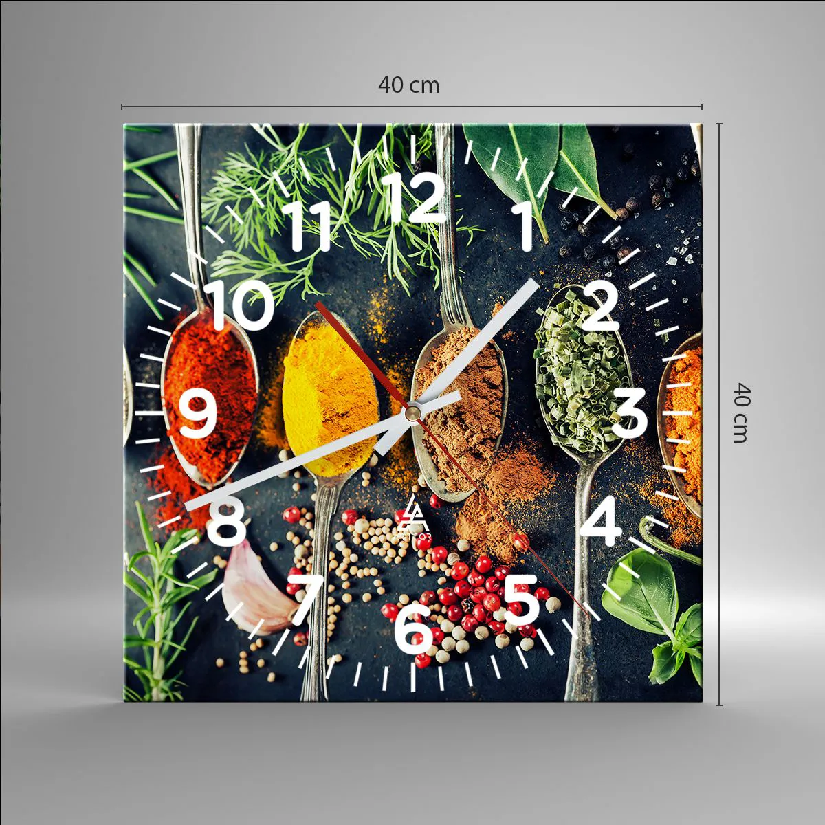Falióra, Óra - Kulináris varázslat - 40x40 cm
