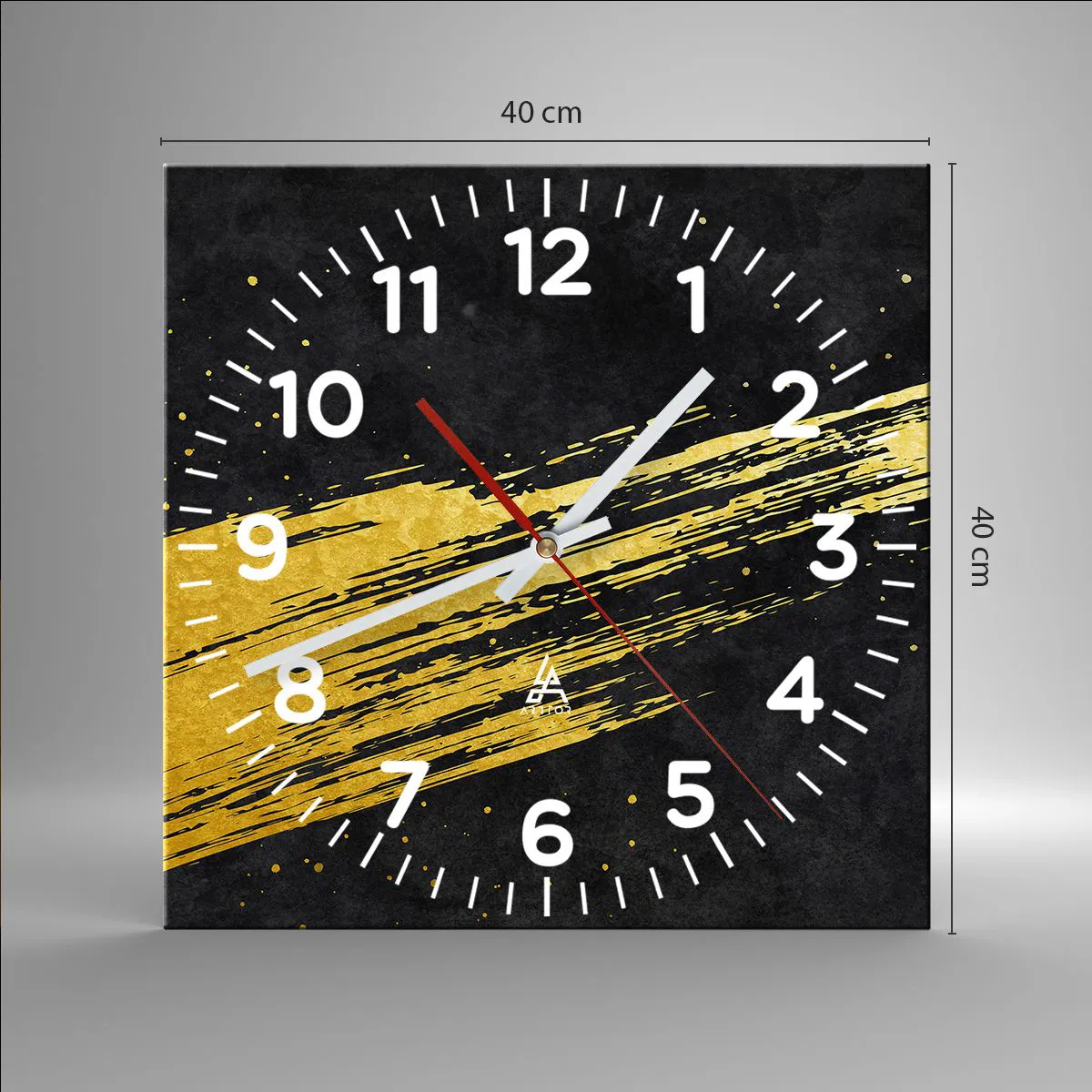 Wandklok - Klok - Spring in hyperruimte - 40x40 cm