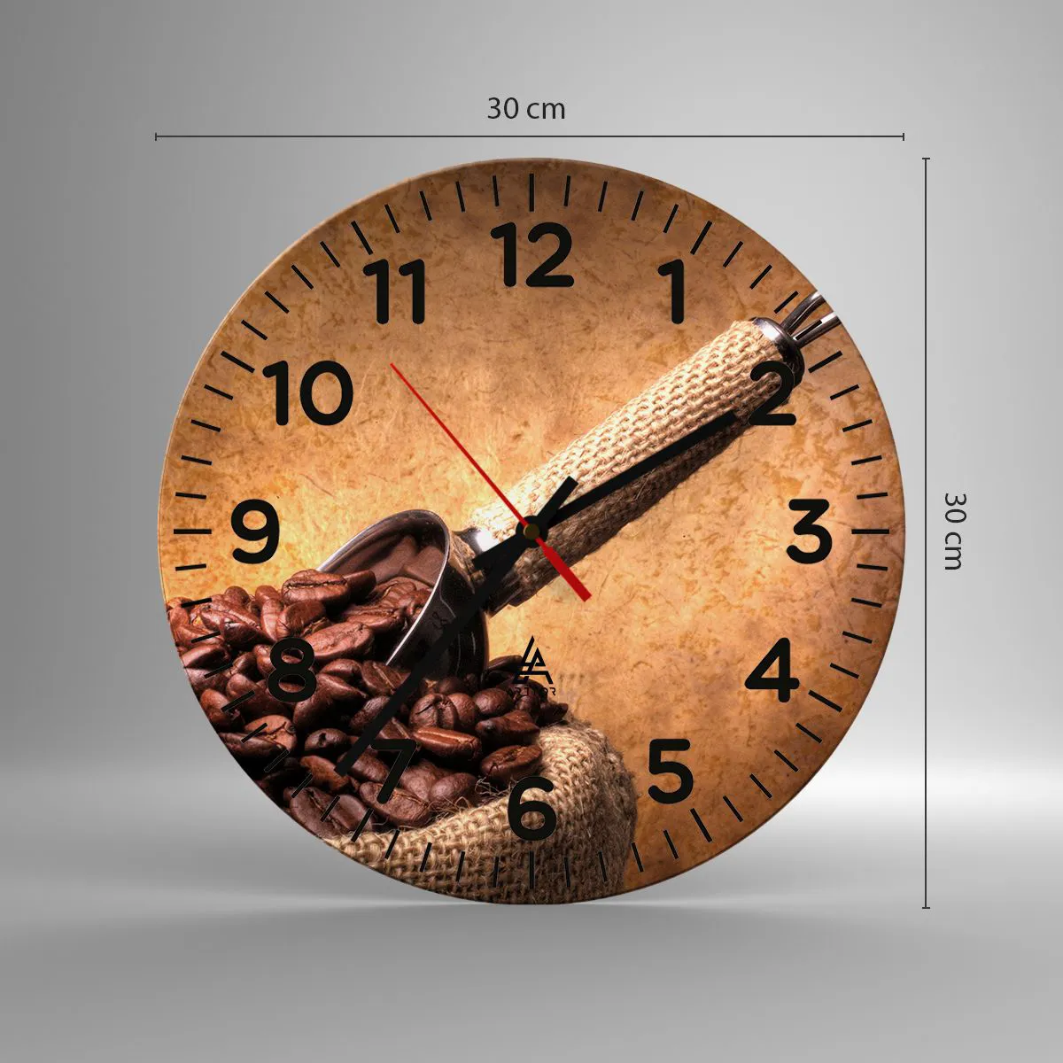 Vægur, Uret - Ved smagsens kilde - 30x30 cm