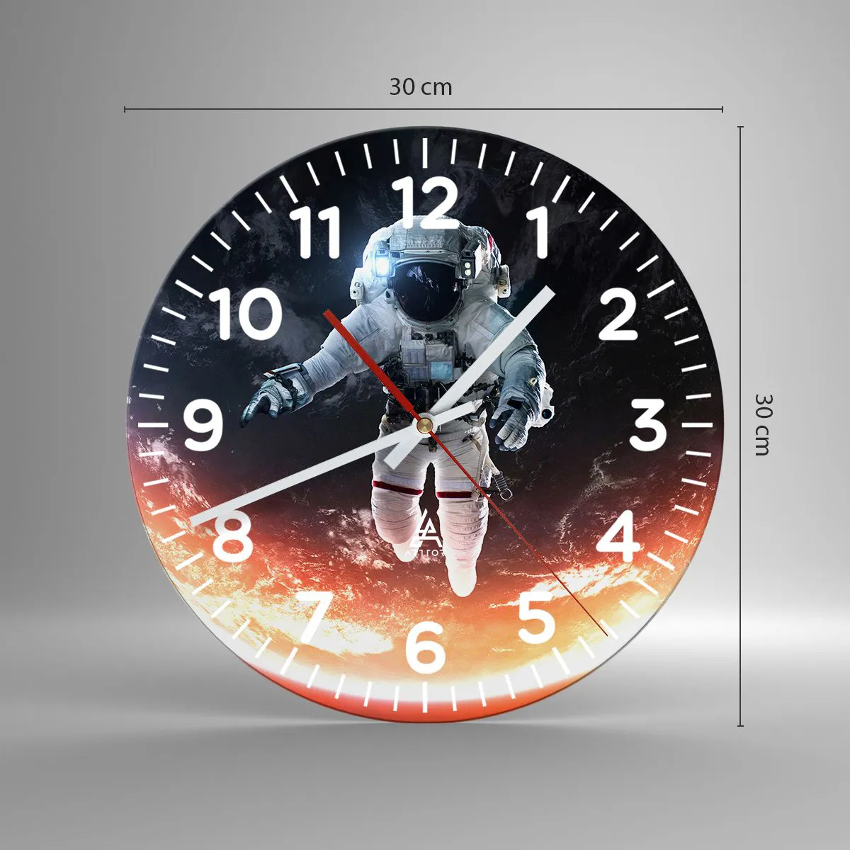 Vægur, Uret - Må jeg blive lidt længere? - 30x30 cm