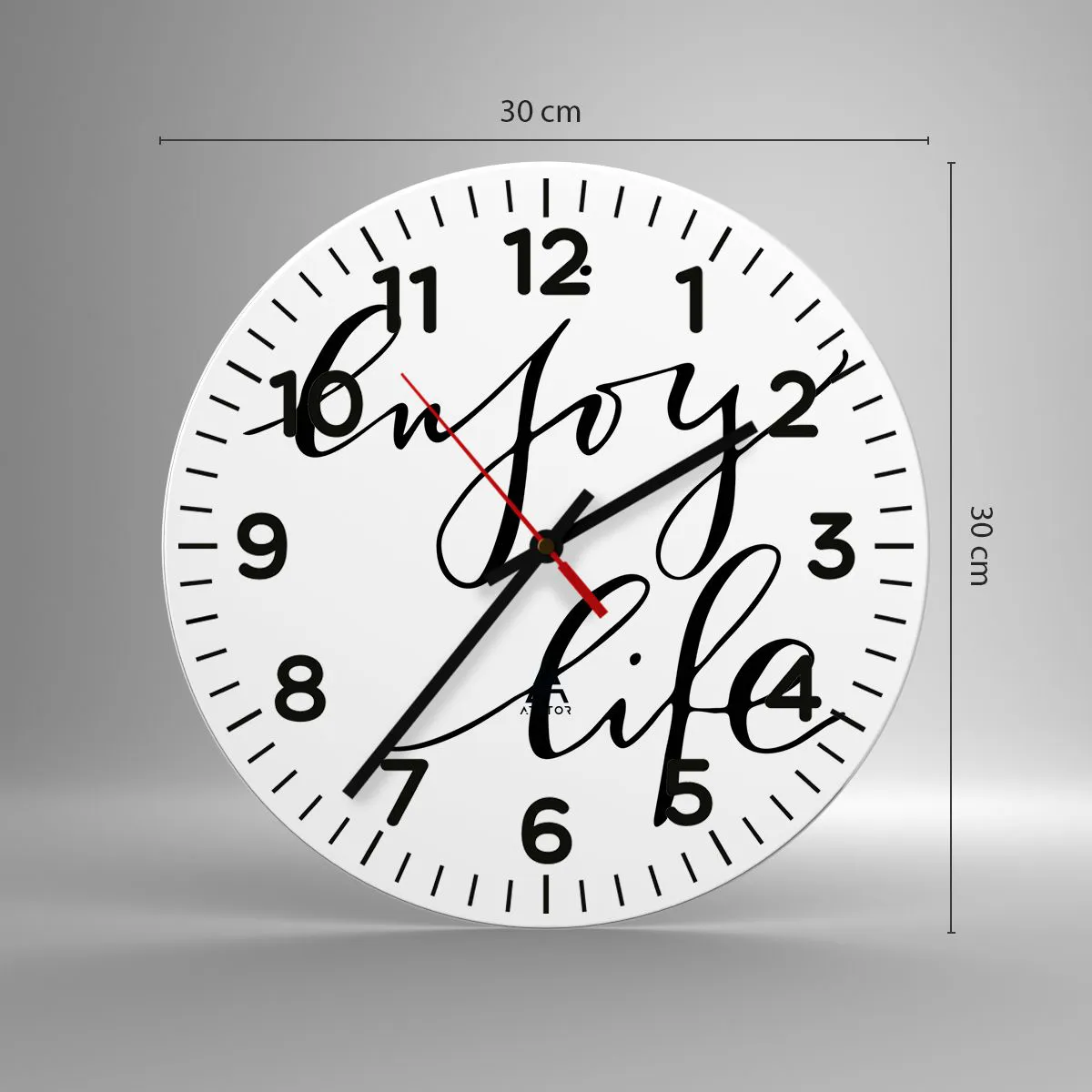 Zegar ścienny - Nic dodać… - 30x30 cm