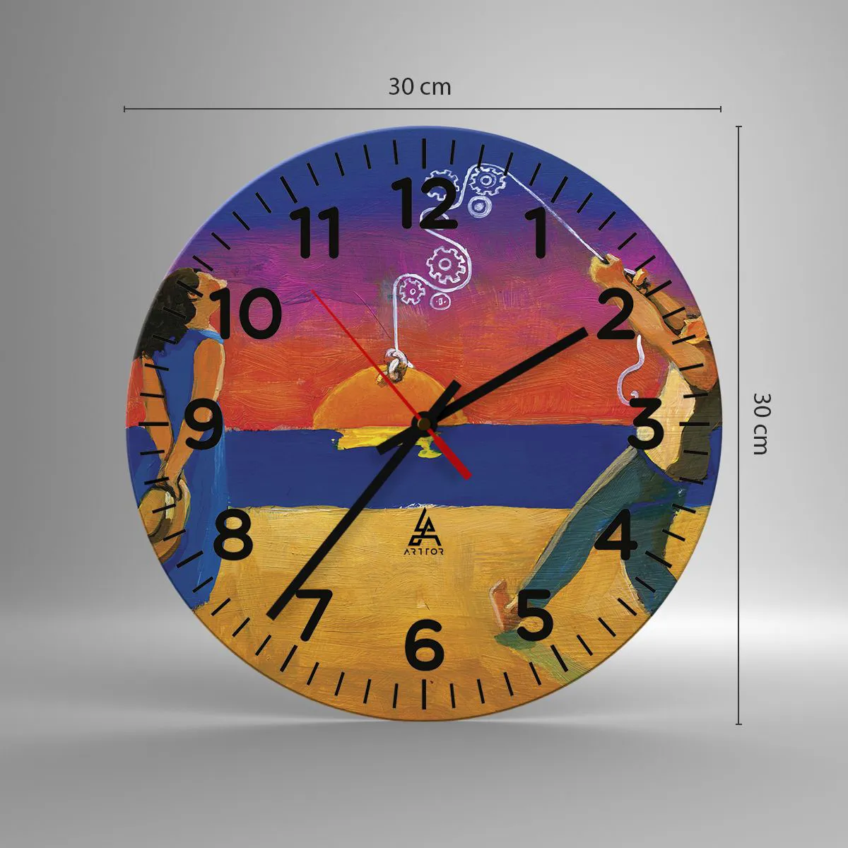 Vægur, Uret - Mere end en stjerne fra himlen - 30x30 cm