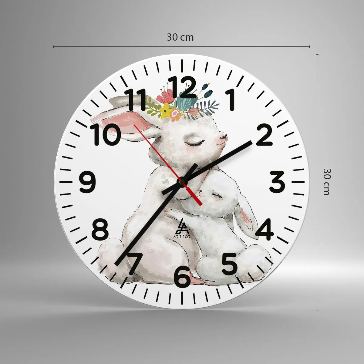 Nástěnné hodiny - Nejlepší je u mámy - 30x30 cm