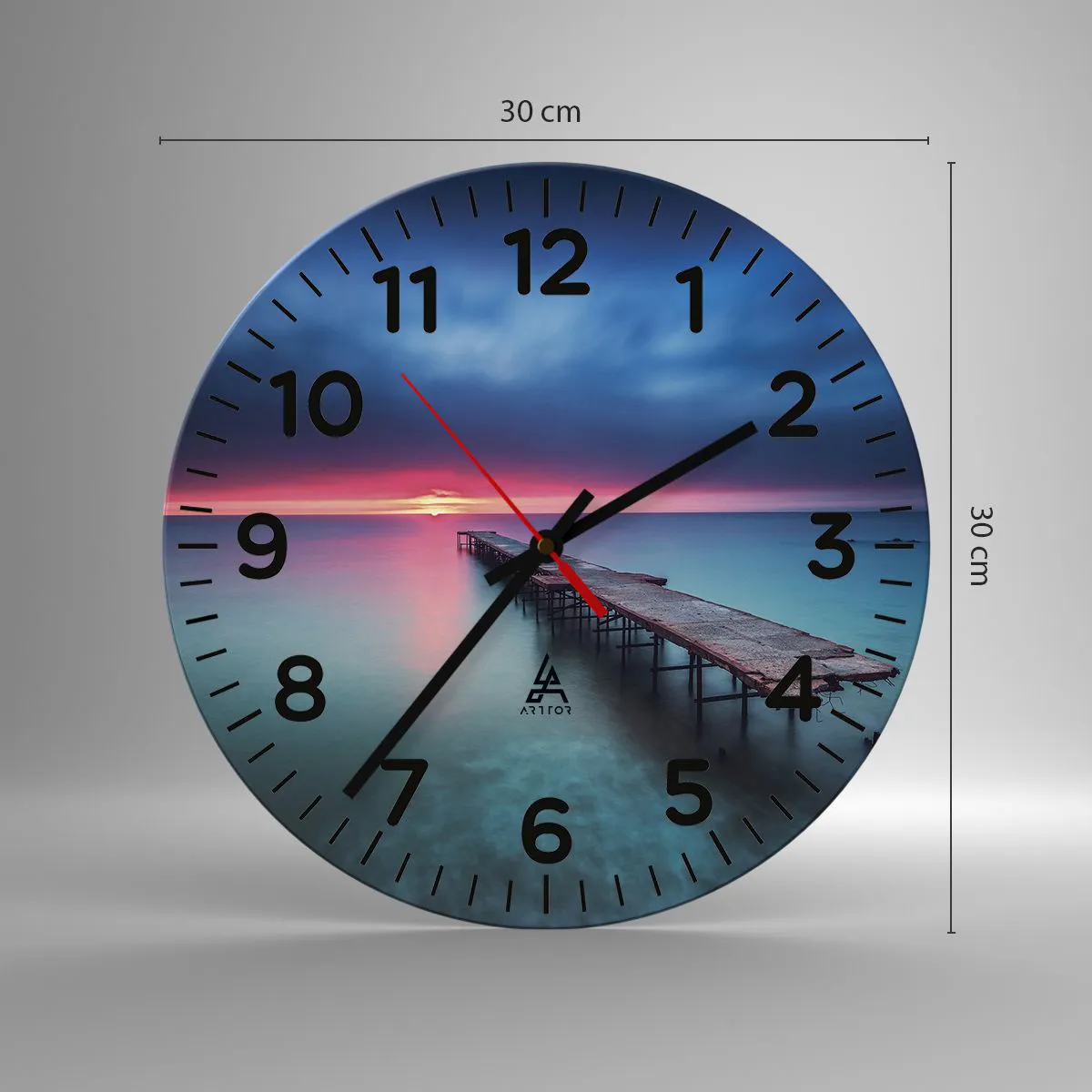 Nástěnné hodiny - Mezi nebem a zemí - 30x30 cm