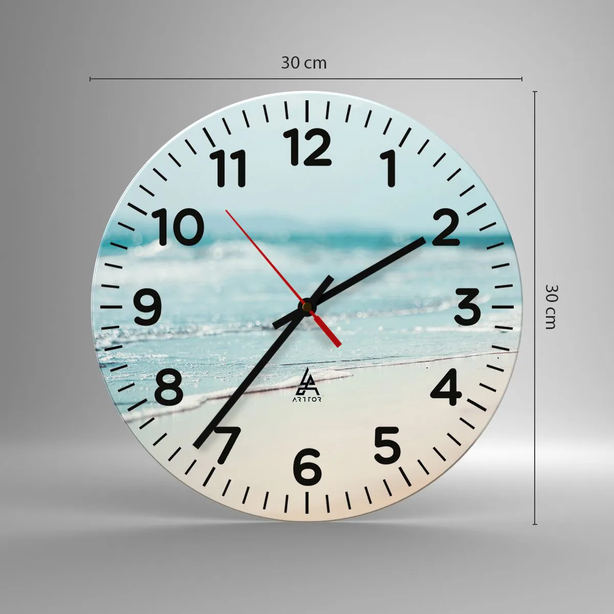 Falióra, Óra - Hő és zaj - 30x30 cm