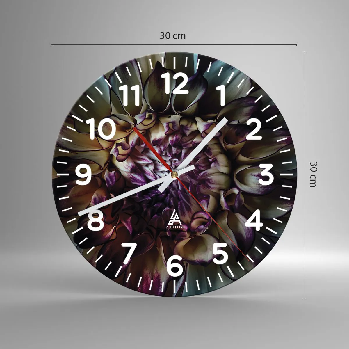 Horloge murale - Pendule murale - L'apogée de la jeunesse - 30x30 cm