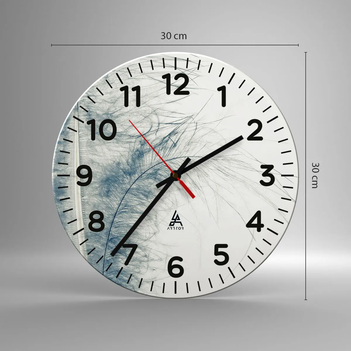 Wandklok - Klok - Het gefluister van de natuur - 30x30 cm