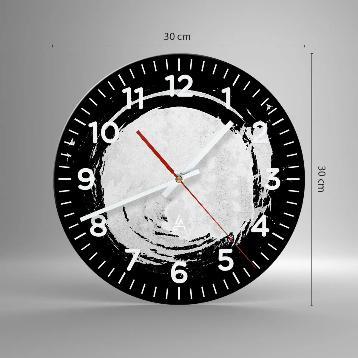 Nástěnné hodiny - Správné řešení - 30x30 cm