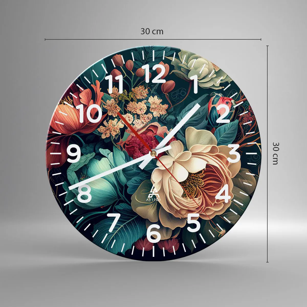 Horloge murale - Pendule murale - le charme du 19ème siècle - 30x30 cm