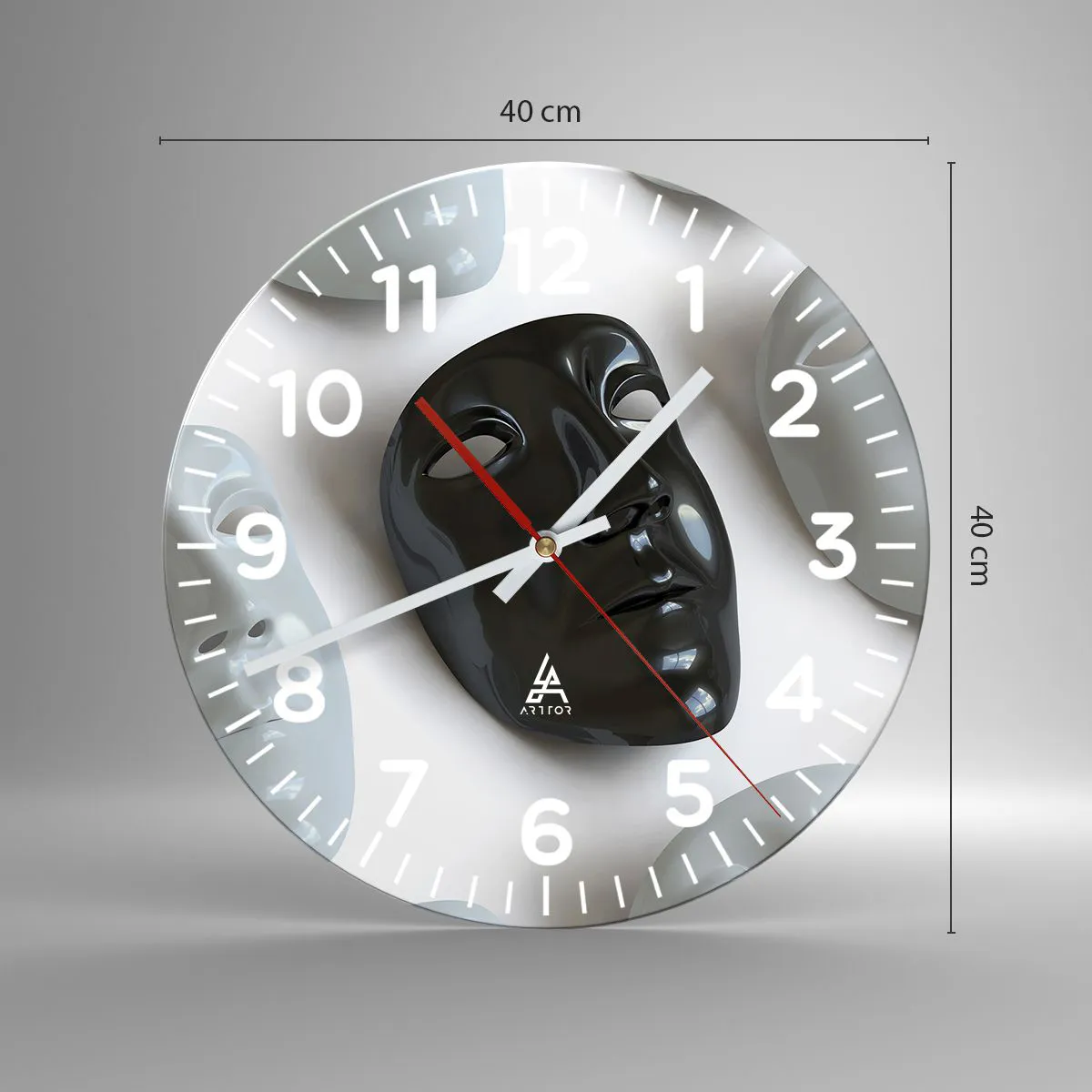 Vægur, Uret - Hvordan skiller man sig ud? - 40x40 cm